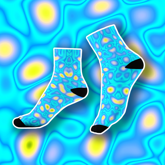 Lizard Pee Cells Socks